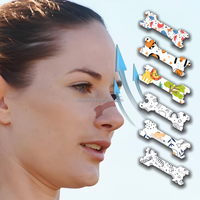 Bandes nasales colorées personnalisées avec logo, extra résistantes, anti-ronflement, OEM, pour une meilleure respiration, idéales pour le sport et le soulagement.