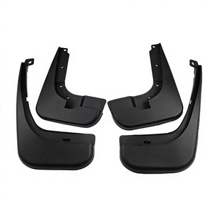 FOR Mercedes Benz V Class 16-22 Mudguards With Side Skirt Version Black Injection Molded PP <b>PVC</b> Tire Deflectors - Product Image 5