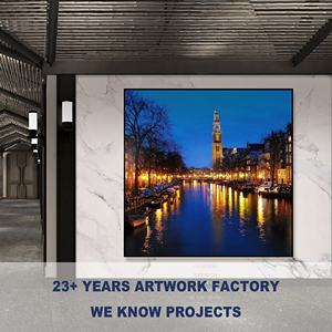 Décor d'hôtel réaliste paysage de rue de <span class=keywords><strong>Paris</strong></span> peintures de paysages décoration murale peinture peintures et arts muraux - Product Image 2