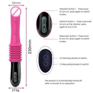 Автоматическая секс-машина с дистанционным управлением - 10 скоростей, <span class=keywords><strong>3</strong></span> режима вибрации, дилдо, зарядка через USB, простое управление, секс-игрушка для женщин - Product Image 3