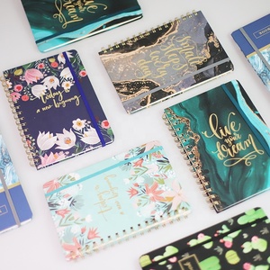 Tùy chỉnh bìa cứng Pocket A5/A4 máy tính xách tay thiết kế mới vàng Thất Bại 100 sheets xoắn ốc ràng buộc giấy bìa chất liệu - Product Image 2