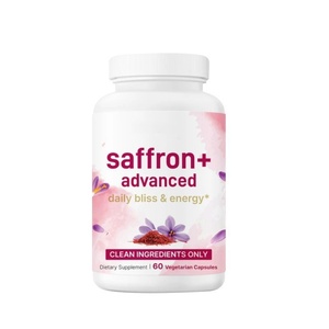 Capsules OEM tout-en-un Saffron <span class=keywords><strong>Plus</strong></span> Advanced avec <span class=keywords><strong>Vitamine</strong></span> <span class=keywords><strong>C</strong></span>, Magnésium, Curcuma, Ashwagandha – Complément de Safran Bio - Product Image 1