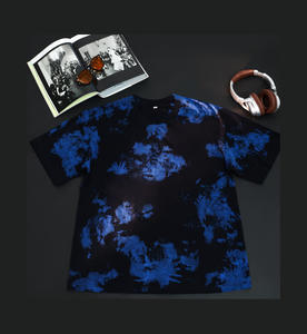 เสื้อยืดผู้ชายคุณภาพสูง 100% ผ้าฝ้าย ย้อมสีแบบไทได ทรงหลวมไหล่ตก ยูนิเซ็กซ์ สั่งทำได้ น้ำหนัก 230 กรัม สไตล์วินเทจ - Product Image 2