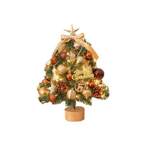 Wholesale New 45cm Artificial Small <b>Led</b> <b>Light</b> Mini Christmas <b>Trees</b> for Indoor Desktop Decoration - Product Image 2