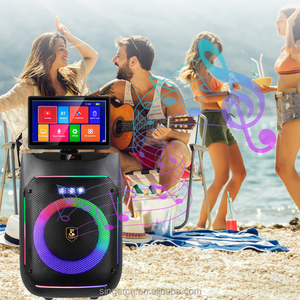 Système <span class=keywords><strong>de</strong></span> karaoké CH-1801AV avec écran tactile <span class=keywords><strong>de</strong></span> 11,6 pouces, haut-parleur vidéo sans fil pour karaoké, idéal pour le home cinéma, les fêtes et l'extérieur - Product Image 6