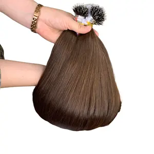 Nano Tip Straight Remy Human Hair From Vietnam Wholesale Bundles 100% Keratin Nano Tip Color Virgin Hair Made In Vietnam