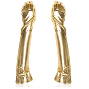 Wholesale adult sex toys, black patent leather elastic <b>gloves</b>, SM hand restraints, erotic finger sleeves, sex toys - Product Image 4
