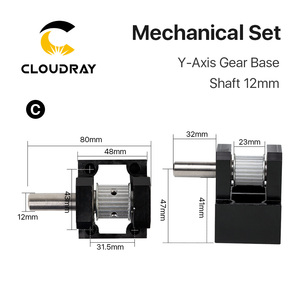 Cloudray Laser Machine Parts 3:1 Reduction <strong>Gear</strong> <strong>Box</strong> - Product Image 4