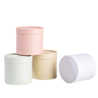 Tube de papier d'emballage de logo biodégradable personnalisé Boîte cylindrique d'emballage de bougie cadeau