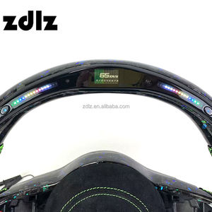 Per Volkswagen <span class=keywords><strong>Golf</strong></span> <span class=keywords><strong>7</strong></span> GTI <span class=keywords><strong>Golf</strong></span> R MK7 Polo Scirocco <span class=keywords><strong>accessori</strong></span> auto LED forgiato in fibra di carbonio in pelle scamosciata volante - Product Image 4