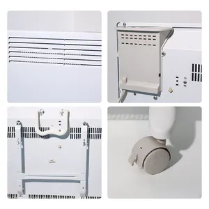 Electric Convector Heater Fashion Design IP24 Slim And Compact X-shaped Aluminum Wall Mounted Electric Convector Heater