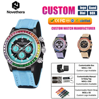 PD-1732 Montre mécanique pour homme élégante et ornée, design tendance, best-seller en promotion, avec bracelet en nylon, boîte incluse
