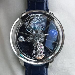 <span class=keywords><strong>Montre</strong></span> mécanique tendance et élégante Jacobs Celestial Tourbillon, étanche 30m, bracelet en cuir pour homme - Product Image 4
