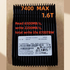 7400 MAX 1600G 3200G NVMe Gen4.0X4 U.3 15mm Enterprise Server 3.2T 1.6T PCIE U.<span class=keywords><strong>2</strong></span> Solid State Drive untuk mikron ssd max - Product Image 5