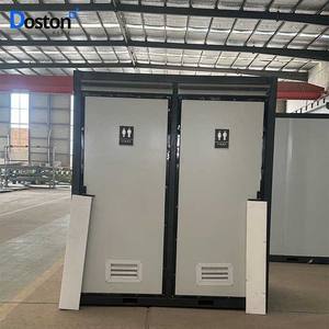 Remolque portátil móvil de estilo occidental para acampar desechable súper asequible con inodoro para sitio de construcción - Product Image 4