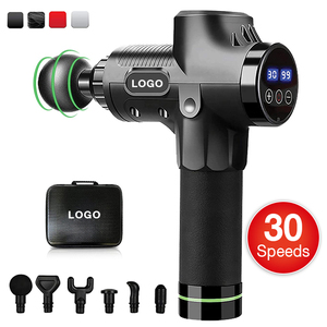 Pistolet de massage électrique A29 personnalisé avec écran tactile LCD pour athlètes, soulagement des performances, relaxation quotidienne du corps, ensemble de pistolets de massage - Product Image 1