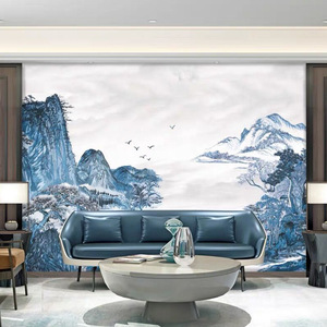 Papel Tapiz Bordado Ke Hong Golden Emperor, Mural de Paisaje Escénico, Tamaño Personalizado, Decoración del Hogar, Tela No Tejida Rectangular - Product Image 2