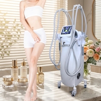 Produit Tendance 2026 : Appareil de Beauté Anti-Âge et Minceur pour le Corps et le Visage, avec Brosse Nettoyante, Rouleau Amincissant et Cavitation par Vide pour l'Endermologie et l'Élimination des Graisses