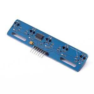 TCRT5000 เซ็นเซอร์อินฟราเรด 5 ช่องสัญญาณ โมดูลเซ็นเซอร์จดจำเส้นขาวดำ ติดตามรถยนต์อัจฉริยะ - Product Image 4