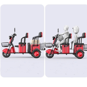 Triciclo Eléctrico para Adultos de 3 Ruedas, 600W, 48V, con Canasta Delantera y Trasera, Gran Oferta 2025 - Product Image 6