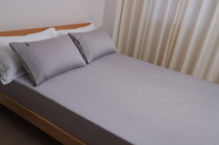 Ensemble de draps de literie d'hôtel en bambou/coton doux et respirant de luxe en gros