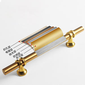 ลิ้นชักสแตนเลสแบบดึงลิ้นชักตู้คลาสสิกห้องนั่งเล่นมือจับตู้ครัวดีไซน์ทันสมัย - Product Image 3