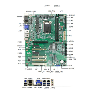 لوحة أم Adipcom ATX intel الجيل التاسع I9/I7/I5/<span class=keywords><strong>I3</strong></span> LGA-DDR4 تدعم لوحة أم للتحكم الصناعي في الذاكرة 32 جيجابايت - Product Image 5