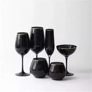 卸売ユニーククリエイティブ傾斜ベベルポルトガルスタイルワイングラスシャンパングラスゴブレット