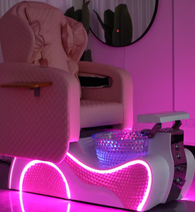 High-end Beauty Manicure Pedicure Foot Bath Massage Chair with Adjustable Seat Nail Salon Use Mechanical Hand Massage - Product Image 5