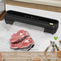 Machine de scellage sous vide alimentaire automatique Portable fonction de vide et de joint automatique pour le stockage d'emballage alimentaire domestique