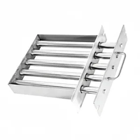 Grille magnétique industrielle de séparation pour poudre, 12000 Gauss, 400x400mm, facile à nettoyer