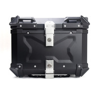 Boîte à bagages arrière pour moto imperméable personnalisée avec logo et matériaux sur mesure, 45L, logo personnalisé, fabriqué à Dongguan, Guangdong