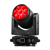 Lampu sorot LED RGBW, cahaya kepala bergerak CTO dj, 4in1 panggung cuci berputar Set DMX bar