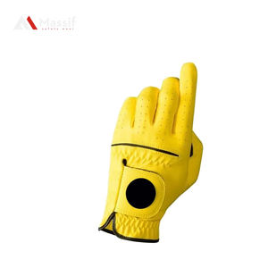 Vente en gros Gants de golf Cabretta Gant de golf en cuir antidérapant Logo personnalisé Gants de golf Cabretta en cuir - Product Image 1
