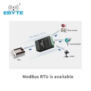 E831-RTU(8080T-485) Ebyte, controlador de 16 canales, dispositivo Industrial de adquisición de datos Iot, DAQ, RS485, Modbus, RTU, transceptor