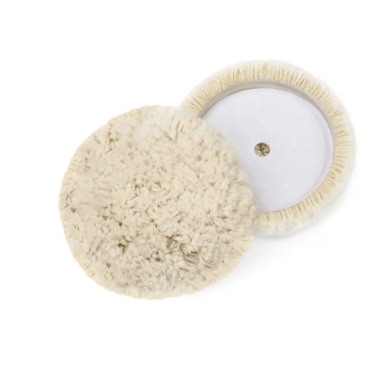 100% шерстяные полировальные колодки, двусторонняя полировальная колодка высокого качества для полировки автомобиля