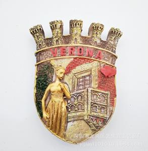 Imanes de nevera de resina conmemorativos de atracción turística transfronteriza Yijia, Venecia, Italia, Francia, Roma, tridimensional - Product Image 6