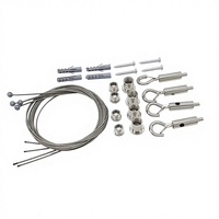 Kit de suspension le plus populaire, kit de suspension réglable, câbles de suspension pour éclairage, pinces de fixation, autres accessoires d'éclairage