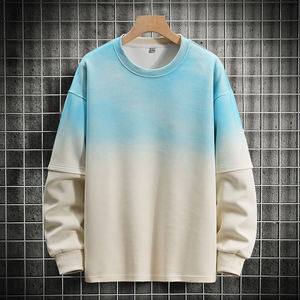 Sudadera con capucha de cuello redondo, estilo juvenil, holgada, informal, deportiva, suave, transpirable, no abriona la piel, de manga larga. - Product Image 6