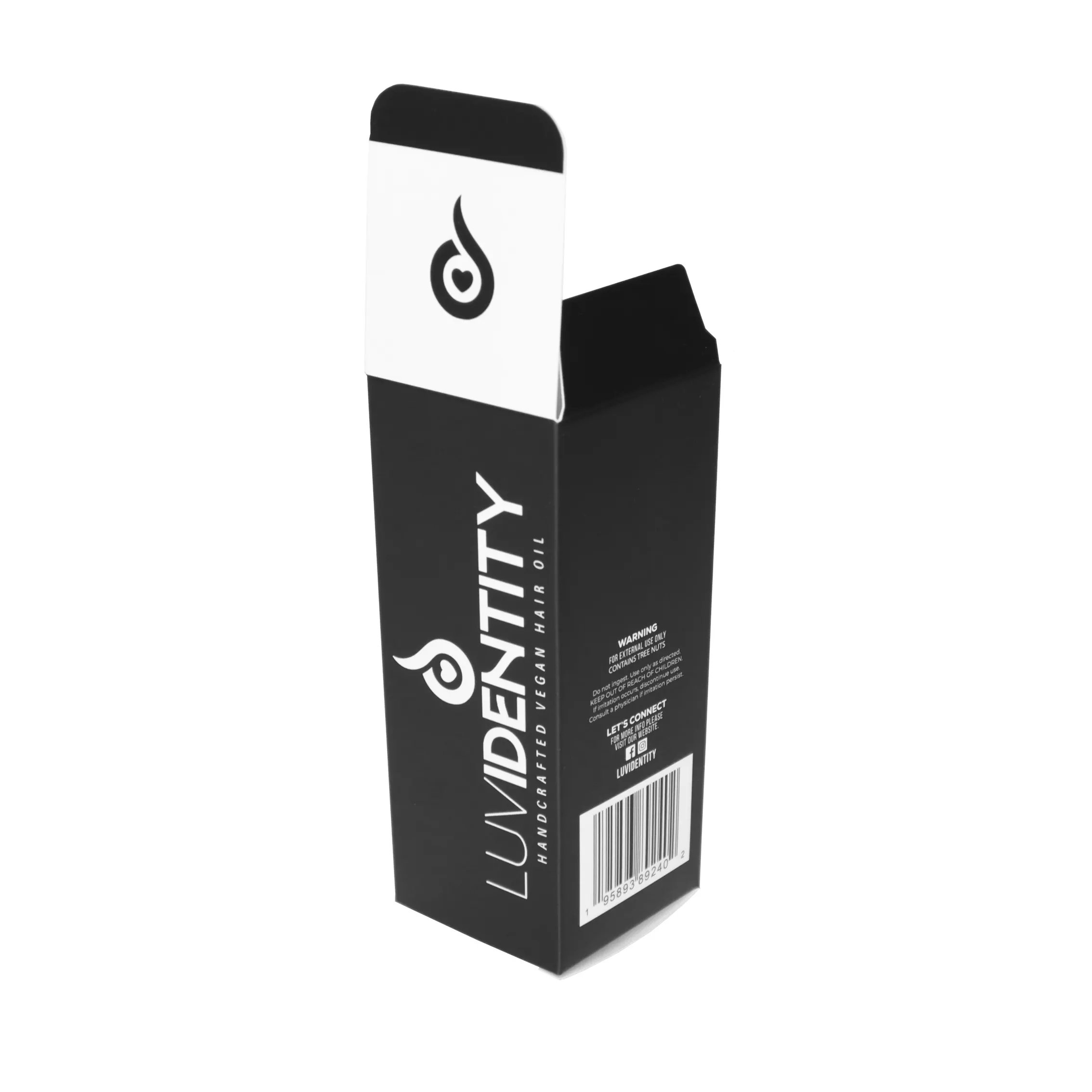 Custom riciclabile pieghevole Tuck End Box opaco laminato di carta cosmetica di imballaggio con il tipo di cartella per i cosmetici