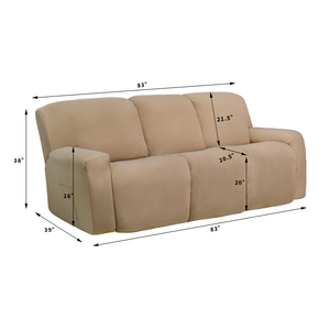 Funda Elástica para Sillón Reclinable, Funda Lavable para Sofá Eléctrico de Poliéster, Decoración Moderna para el Hogar - Product Image 6