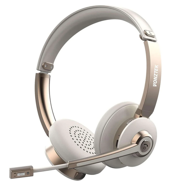 BT-782 Premium Hands Free Wireless Headset Type-C Noise Cancelling Headphones with Microphone
