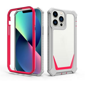 Capa robusta para celular, capa resistente de proteção para <span class=keywords><strong>iphone</strong></span> 15 pro max 14 678 plus 13 12 xsr 11 com moldura frontal de proteção - Product Image 3