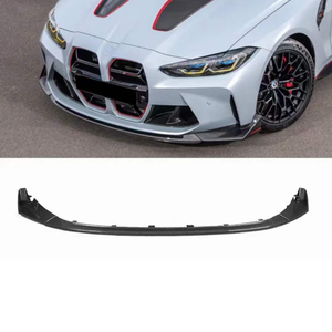 Lèvre avant en fibre de carbone style G80 G82 M3 <span class=keywords><strong>M4</strong></span> <span class=keywords><strong>CSL</strong></span>, noire, à visser, pour M3 <span class=keywords><strong>M4</strong></span> 2021-2024 - Product Image 1