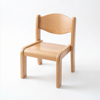 Ensemble de chaises et de bureaux d'école en bois modernes pour tout-petits, pour la salle de classe de maternelle - Design écologique