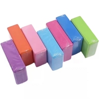 Accessoires de yoga marbré, aide à l'étirement, support de gymnastique, pose plus profonde, portable, yoga à domicile, bloc de mousse EVA Yoga