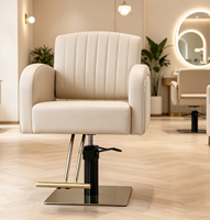 Chaise de barbier hydraulique confortable au design nouveau et populaire pour salon de coiffure et de beauté