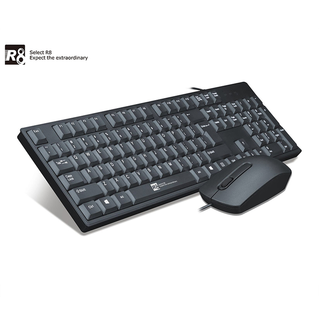 Factory Professional Durable Mouse Keyboard Set Ergonomic Design Wired Keyboard and Mouse Combo for Office Teclado Y Mouse