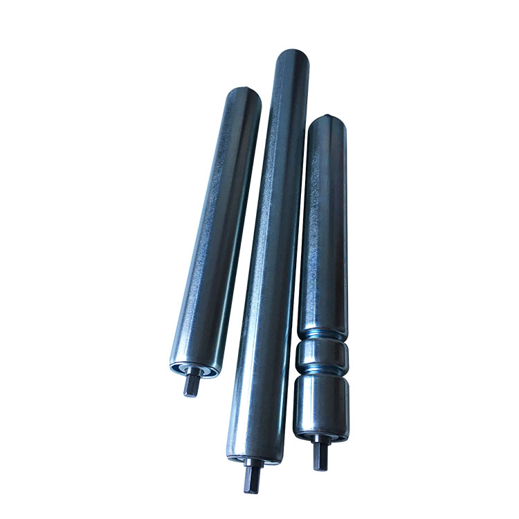 Хорошее качество, вращающийся гибкий гравитационный ролик, Конвейерный ролик с шестигранным валом 11 мм для деталей оборудования для обработки материалов