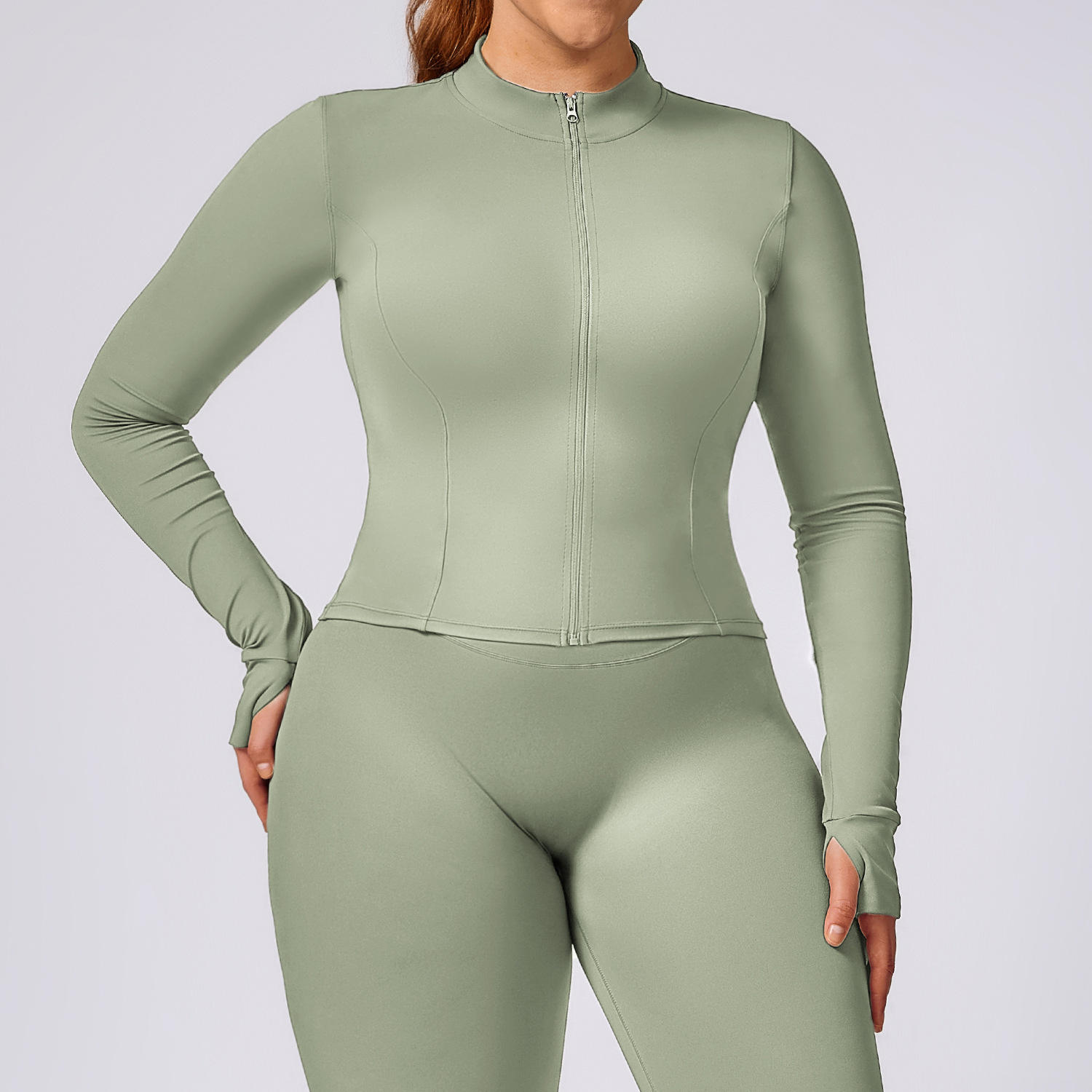 long sleeve(pea green)